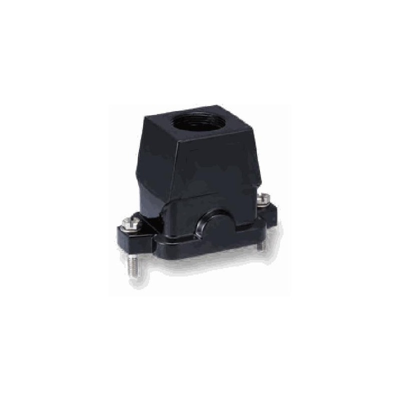 Capot 6B, Aluminium moulé sous pression, acier inoxydable, IP68/IP69K, Sortie verticale, M32